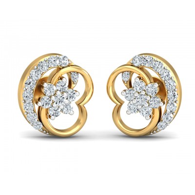 Viti Diamond earrings in gold
